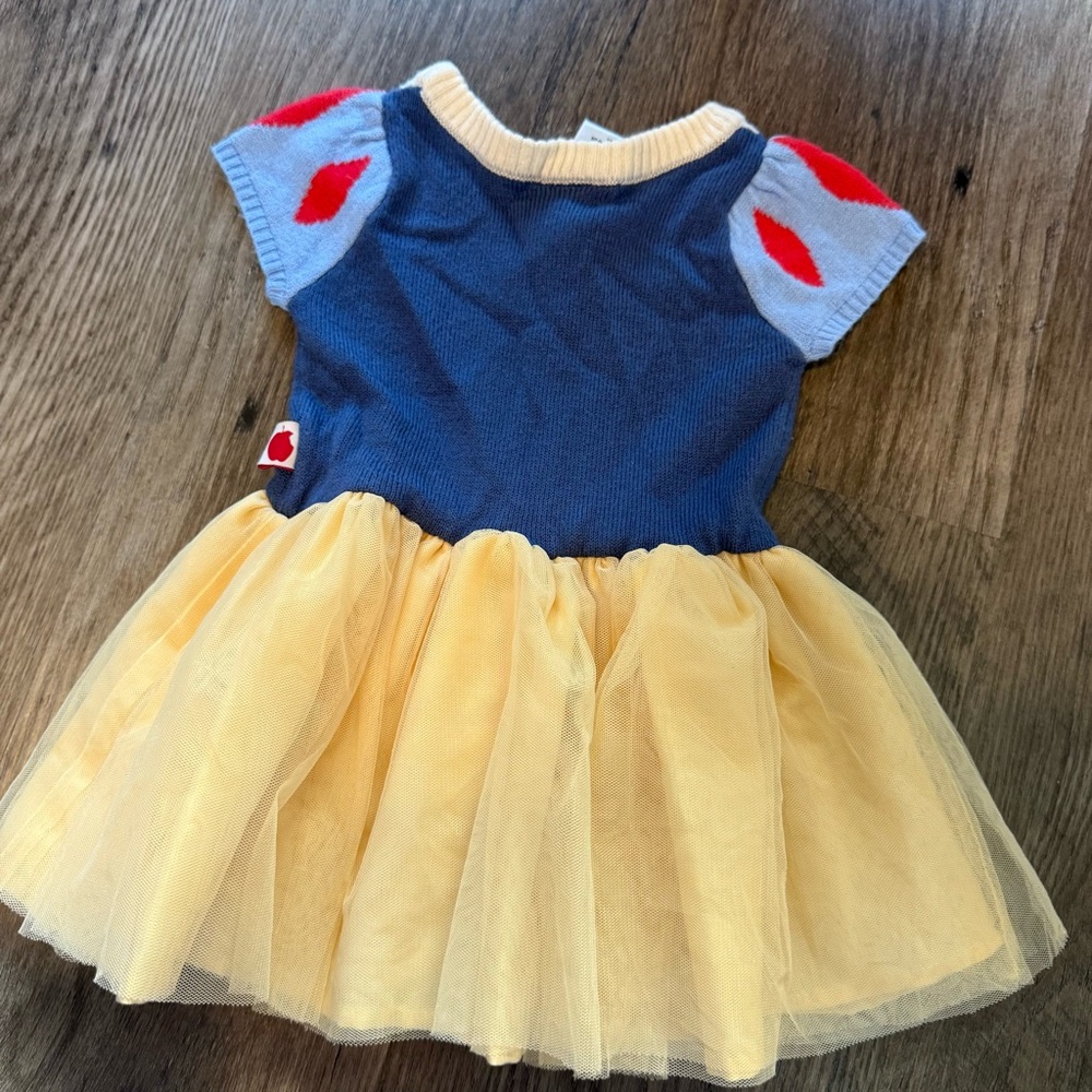 Disney Princess Snow White Knit Tulle Dress Baby Girl 12M - Picture 3 of 3
